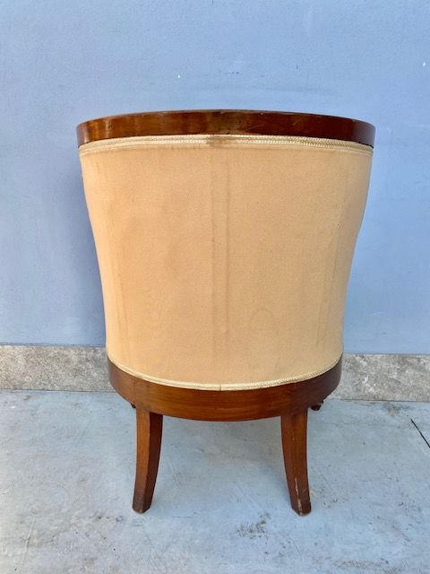 Poltrona Impero in Mogano Francese - Restaurata (in corso d'opera)_car 3223 - Foto 6