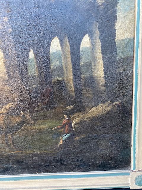 Dipinto raffigurante Paesaggio Attribuito ad Antonio Travi - Conservato_car 3209 - Foto 4