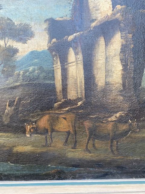 Dipinto raffigurante Paesaggio Attribuito ad Antonio Travi - Conservato_car 3209 - Foto 5