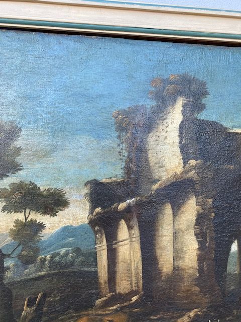 Dipinto raffigurante Paesaggio Attribuito ad Antonio Travi - Conservato_car 3209 - Foto 6