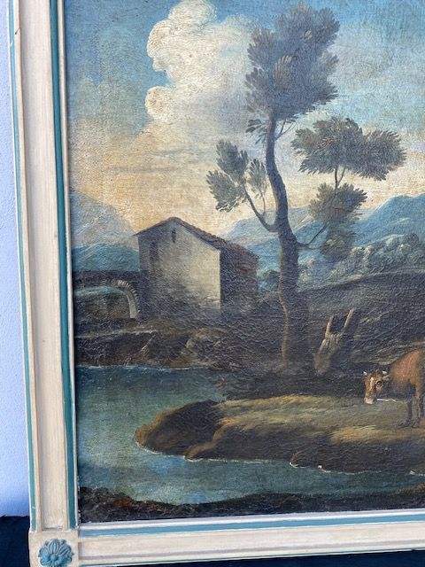 Dipinto raffigurante Paesaggio Attribuito ad Antonio Travi - Conservato_car 3209 - Foto 7