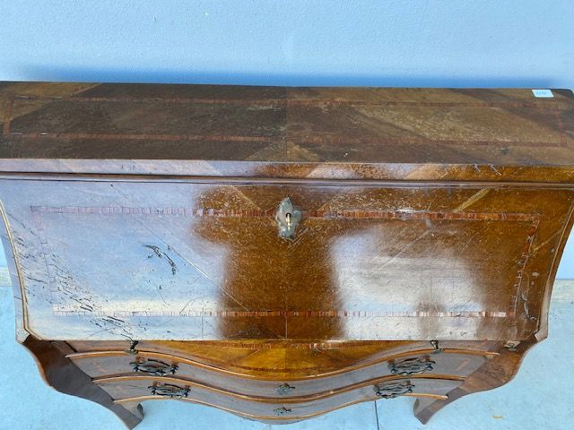 Louis XIV Walnut Veneer Flap - Restored (in progress)_car 3190 - Foto 3