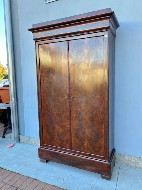 Elegante Armadio Carlo X in Mogano - Restaurato (in corso d'opera)_car 3199 - Foto 2