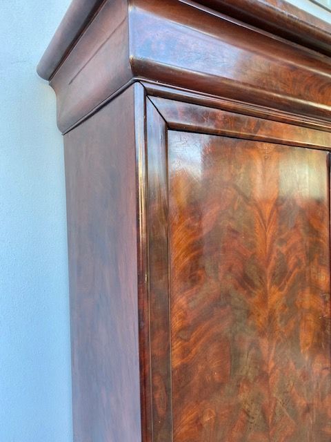 Elegante Armadio Carlo X in Mogano - Restaurato (in corso d'opera)_car 3199 - Foto 4