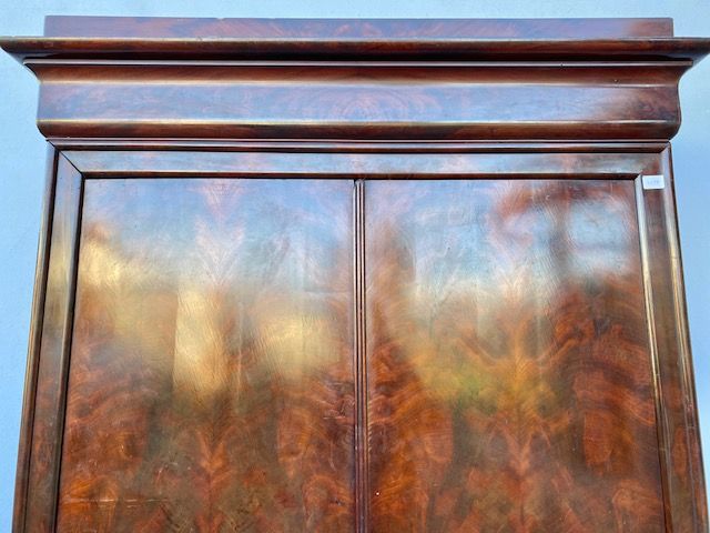 Elegante Armadio Carlo X in Mogano - Restaurato (in corso d'opera)_car 3199 - Foto 6