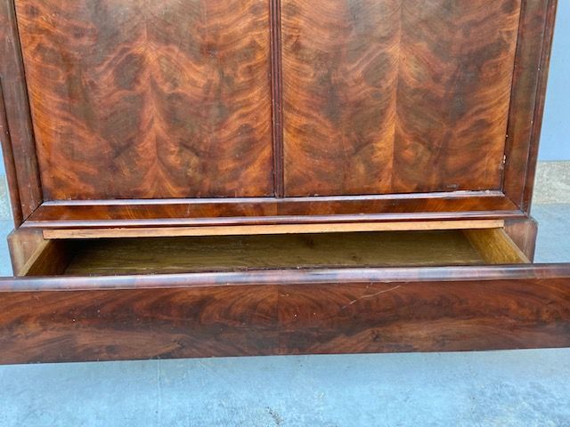 Elegante Armadio Carlo X in Mogano - Restaurato (in corso d'opera)_car 3199 - Foto 7