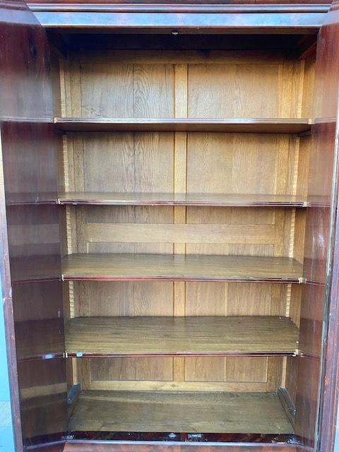 Elegante Armadio Carlo X in Mogano - Restaurato (in corso d'opera)_car 3199 - Foto 8