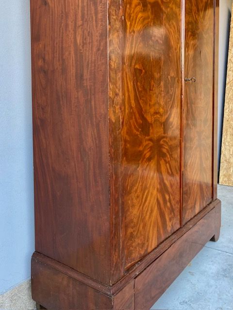 Elegante Armadio Carlo X in Mogano - Restaurato (in corso d'opera)_car 3200 - Foto 4