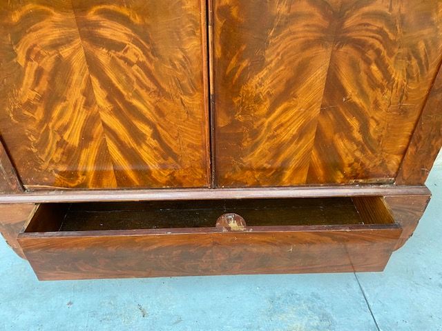 Elegante Armadio Carlo X in Mogano - Restaurato (in corso d'opera)_car 3200 - Foto 7