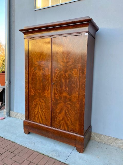 Elegante Armadio Carlo X in Mogano - Restaurato (in corso d'opera)_car 3200 - Foto 10