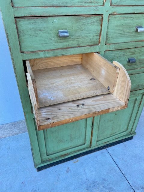Sage Green Lacquered Drawer Cabinet - Restored (in progress)_car 3186 - Foto 7
