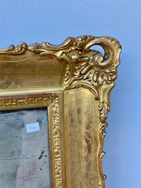 Charles X Mirror in Gilded Wood - Restored (in progress)_car 3176 - Foto 3