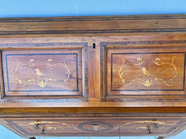 Important Louis XVI Cherrywood Folding Table - Restored (in progress)_car 3171 - Foto 4