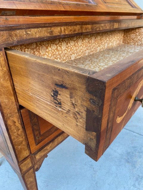 Important Louis XVI Cherrywood Folding Table - Restored (in progress)_car 3171 - Foto 7