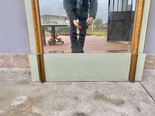 Specchiera Fondosala Laccata e Dorata - Restaurata (in corso d'opera)_car 3170 - Foto 4