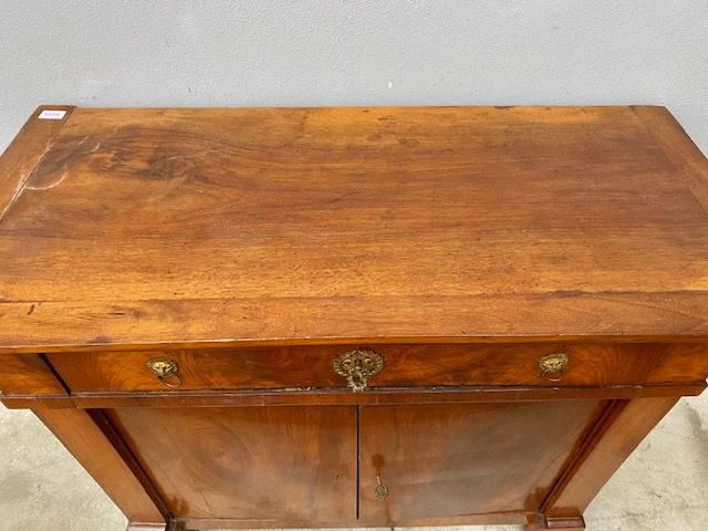 Credenza Impero in Noce e Piuma di Noce - Restaurata (in corso d'opera)_car 3187 - Foto 7