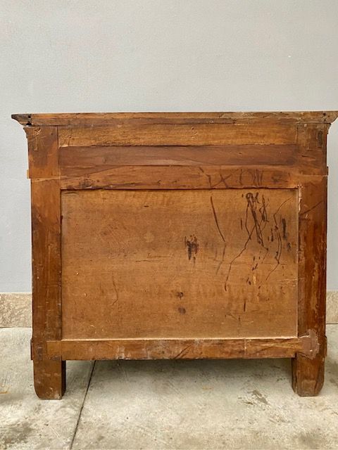 Credenza Impero in Noce e Piuma di Noce - Restaurata (in corso d'opera)_car 3187 - Foto 9