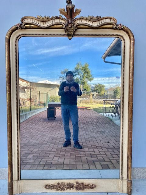 Specchiera Luigi Filippo Dorata - Restaurata (in corso d'opera)_car 3282 - Foto 2