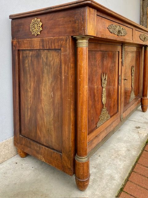 Importante Credenza Impero in Mogano - Restaurata (in corso d'opera)_car 3293 - Foto 7