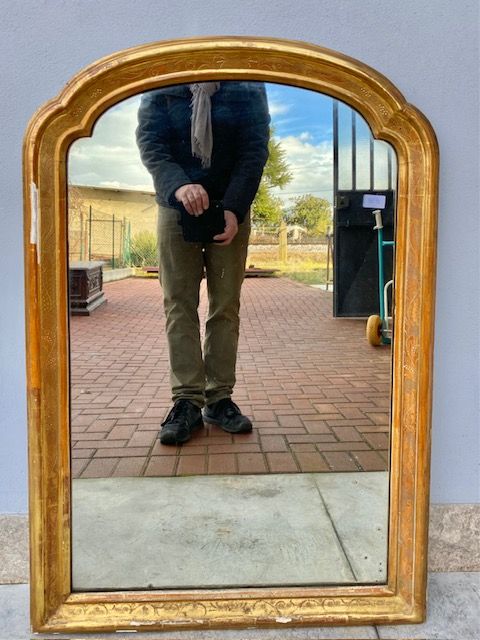 Specchiera Luigi Filippo Dorata - Restaurata (in corso d'opera)_car 3294 - Foto 4