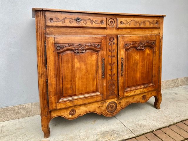 Credenza Provenzale in Ciliegio a 2 Ante - Restaurata (in corso d'opera)_car 3312 - Foto 2