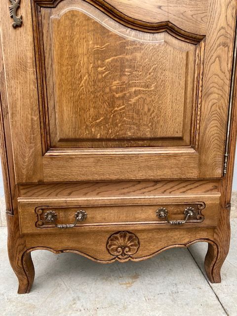 Armadio Provenzale in Rovere ad 1 Anta - Restaurato (in corso d'opera)_car 3320 - Foto 6