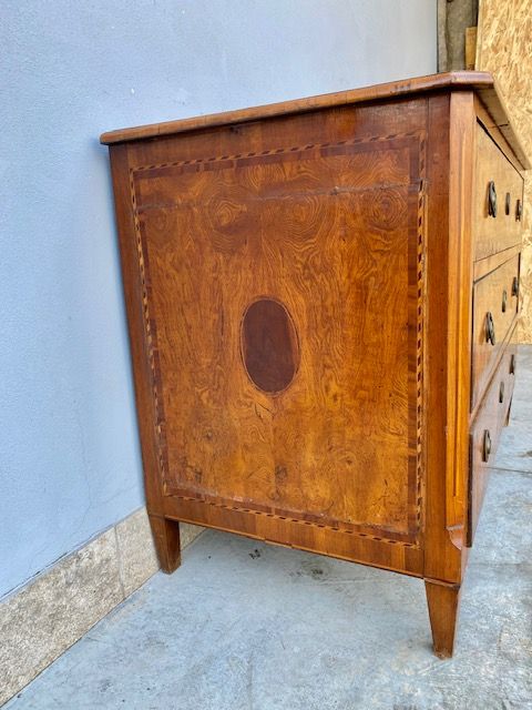 Antico Cassettone Luigi XVI in Noce - Restaurato (in corso d'opera)_car 3321 - Foto 4