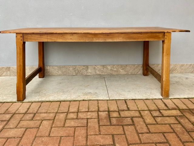 Tavolo Rustico in Rovere da Refettorio - Restauro (in corso d'opera)_car 3322 - Foto 1