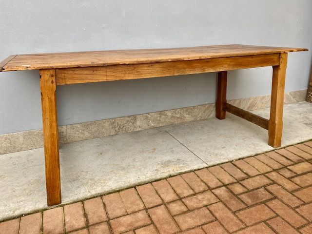 Tavolo Rustico in Rovere da Refettorio - Restauro (in corso d'opera)_car 3322 - Foto 2