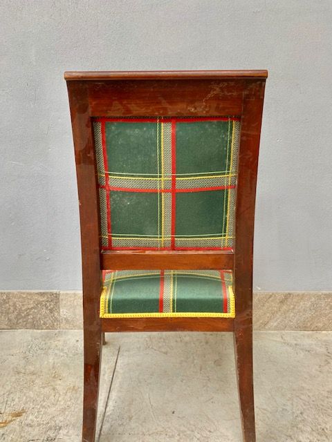 Coppia di Poltrone Carlo X in Mogano - Restaurata (in corso d'opera)_car 3326 - Foto 4