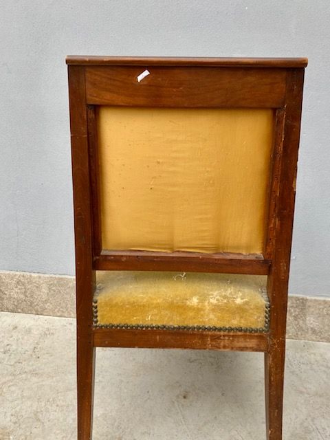 Coppia di Poltrone Carlo X in Mogano - Restaurata (in corso d'opera)_car 3327 - Foto 5