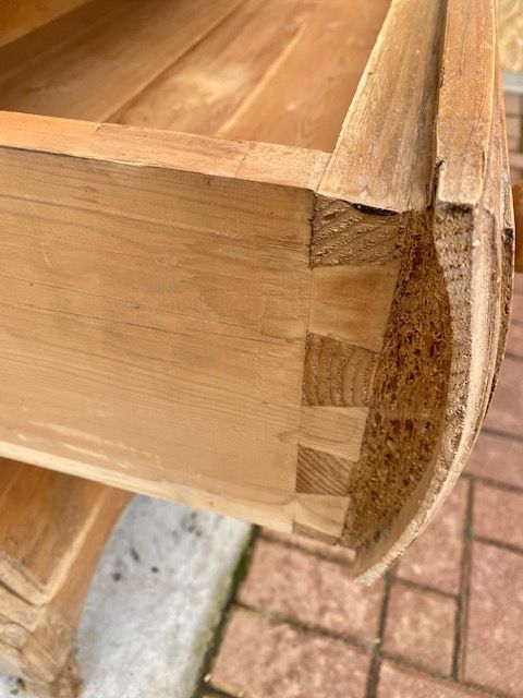 Cassettone Savoiardo Rustico in Larice - Restaurato (in corso d'opera)_car 3328 - Foto 7