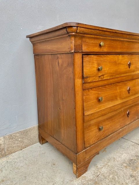 Cassettone Luigi Filippo in Noce - Restaurato (in corso d'opera)_car 3331 - Foto 5