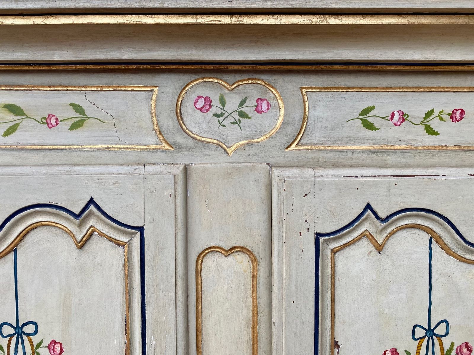 Antico Armadio Provenzale Laccato - Restaurato (in corso d'opera)_car 3333 - Foto 5