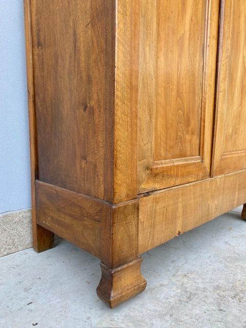 Armadio Carlo X in Noce e Piuma di Noce - Restaurato (in corso d'opera)_car 3342 - Foto 4