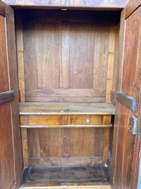 Armadio Carlo X in Noce e Piuma di Noce - Restaurato (in corso d'opera)_car 3342 - Foto 8