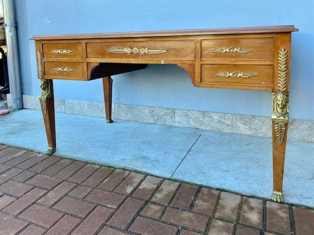 Scrittoio in Stile Impero in Mogano - Restaurato (in corso d'opera)_car 3344 - Foto 1