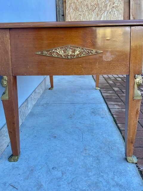 Scrittoio in Stile Impero in Mogano - Restaurato (in corso d'opera)_car 3344 - Foto 4