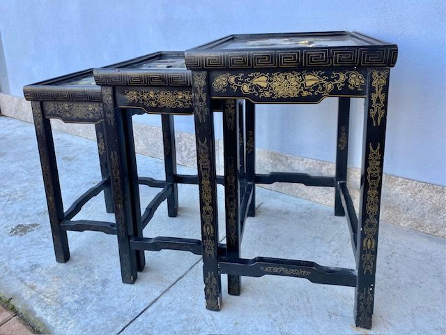 Tavolini a Sfilo di Gusto Orientale - Restaurato (in corso d'opera)_car 3350 - Foto 6