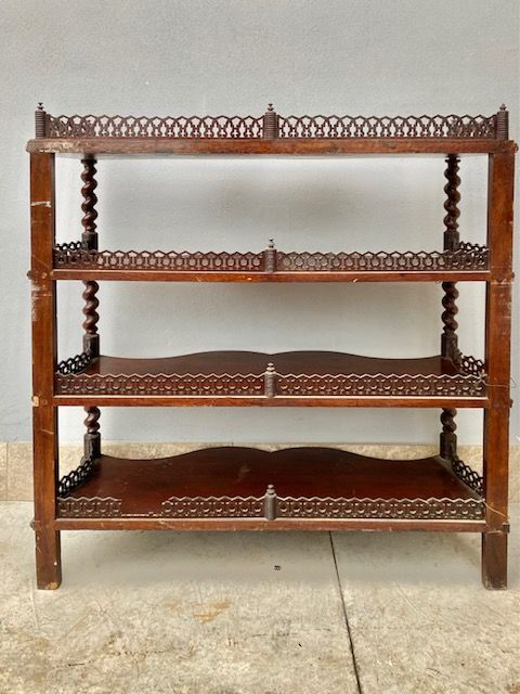 Etagere in Mogano - Restaurata (in corso d'opera)_car 3353 - Foto 1