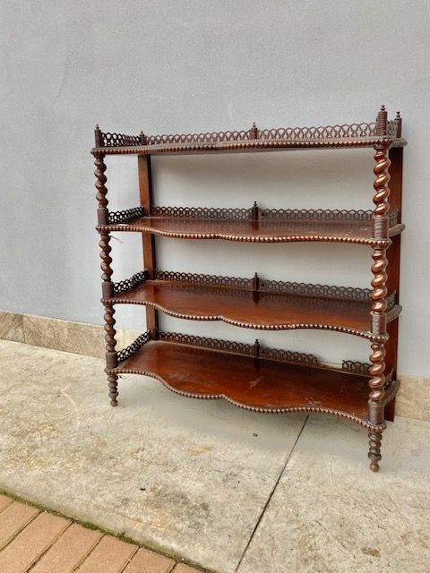 Etagere in Mogano - Restaurata (in corso d'opera)_car 3353 - Foto 4