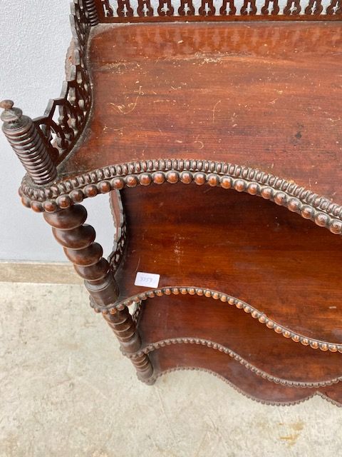 Etagere in Mogano - Restaurata (in corso d'opera)_car 3353 - Foto 7