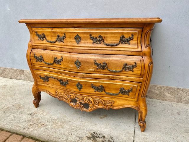 Cassettone Mosso in Stile Luigi XV - Restaurato (in corso d'opera)_car 3362 - Foto 6