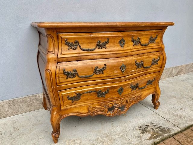Cassettone Mosso in Stile Luigi XV - Restaurato (in corso d'opera)_car 3362 - Foto 7