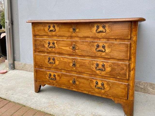 Cassettone Mosso Piemontese in Noce - Restaurato (in corso d'opera)_car 3375 - Foto 2