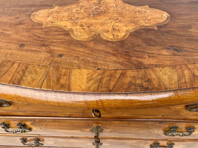 Cassettone Mosso Piemontese in Noce - Restaurato (in corso d'opera)_car 3375 - Foto 7