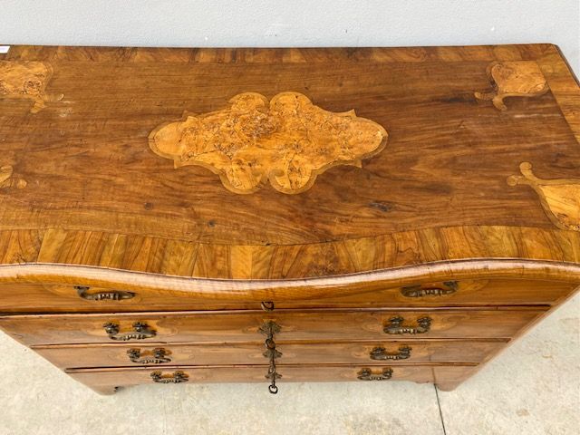 Cassettone Mosso Piemontese in Noce - Restaurato (in corso d'opera)_car 3375 - Foto 8