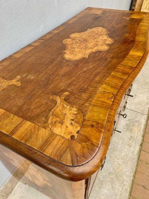 Cassettone Mosso Piemontese in Noce - Restaurato (in corso d'opera)_car 3375 - Foto 11